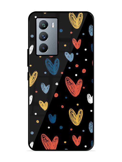 Happy Valentines Day Glossy Metal TPU Phone Cover for Iqoo 9 Se (5G) Zapvi