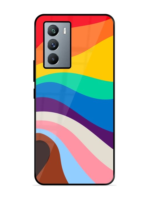 Minimal Pride Art Glossy Metal Phone Cover for Iqoo 9 Se (5G) Zapvi