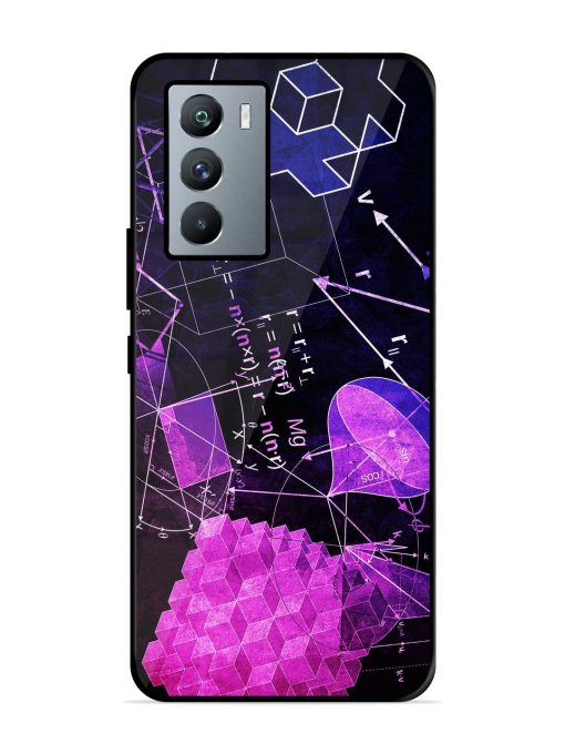 Math Physics Formula Art Glossy Metal Phone Cover for Iqoo 9 Se (5G)