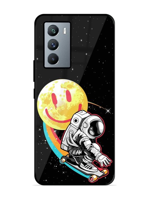 Astronaut Art Glossy Metal Phone Cover for Iqoo 9 Se (5G) Zapvi