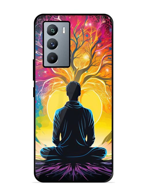 Mind Colourful Glossy Metal Phone Cover for Iqoo 9 Se (5G) Zapvi