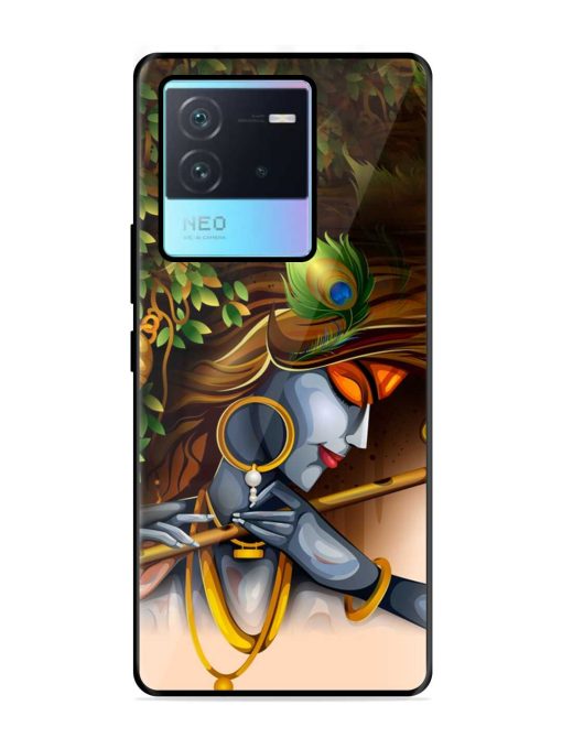 Krishna Glossy Metal Phone Cover for Iqoo Neo 6 (5G)