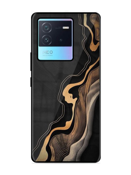 Abstract Art Glossy Metal TPU Phone Cover for Iqoo Neo 6 (5G) Zapvi