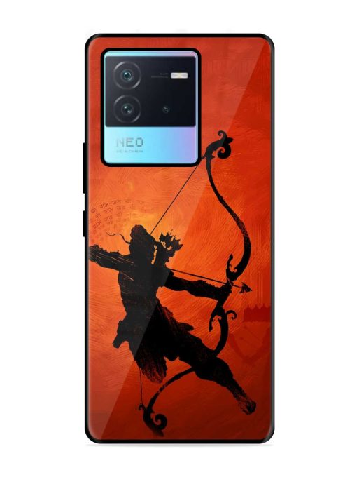 Illustration Lord Rama Glossy Metal Phone Cover for Iqoo Neo 6 (5G) Zapvi