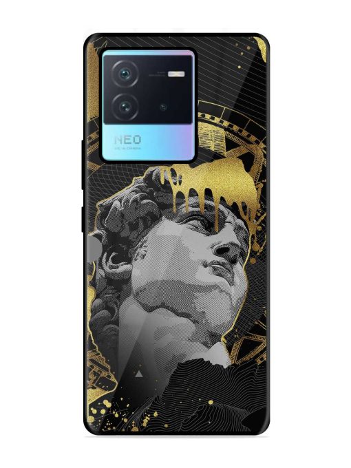 Roman Face Glossy Metal Phone Cover for Iqoo Neo 6 (5G) Zapvi