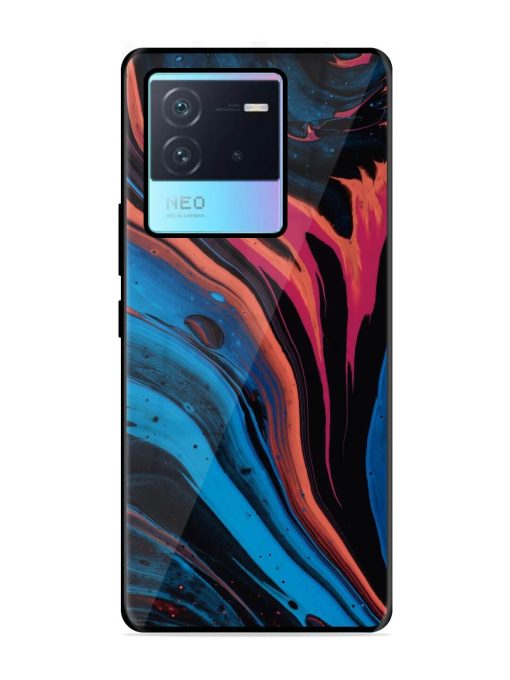 Liquefied Art Glossy Metal TPU Phone Cover for Iqoo Neo 6 (5G) Zapvi