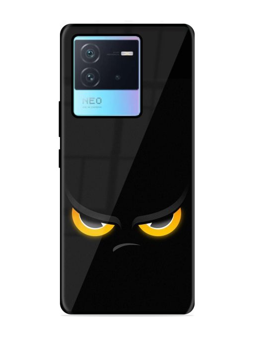 Scary Yellow Eye Glossy Metal TPU Phone Cover for Iqoo Neo 6 (5G) Zapvi