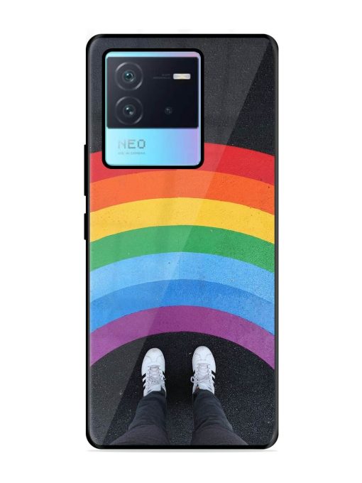 Legs Rainbow Glossy Metal TPU Phone Cover for Iqoo Neo 6 (5G) Zapvi