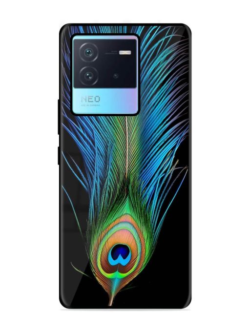 Peacock Feather Glossy Metal TPU Phone Cover for Iqoo Neo 6 (5G)