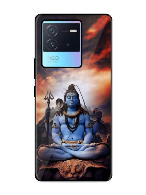 Jai Jai Shiv Glossy Metal Phone Cover for Iqoo Neo 6 (5G)