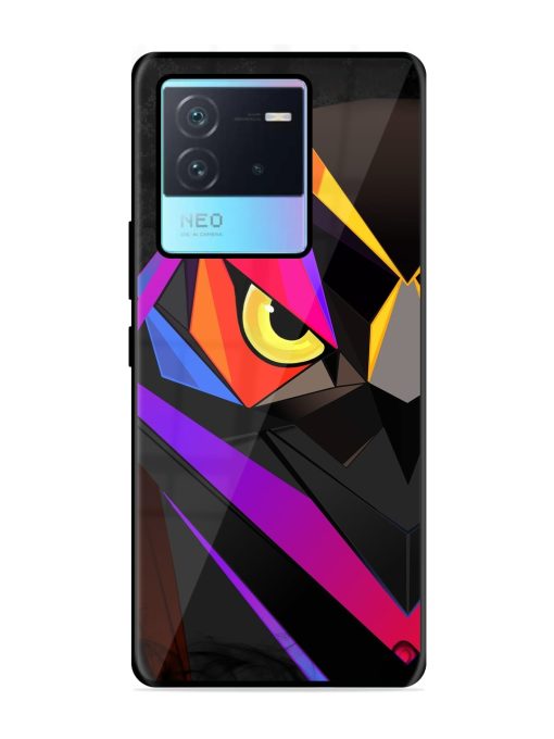 Wpap Owl Glossy Metal Phone Cover for Iqoo Neo 6 (5G) Zapvi