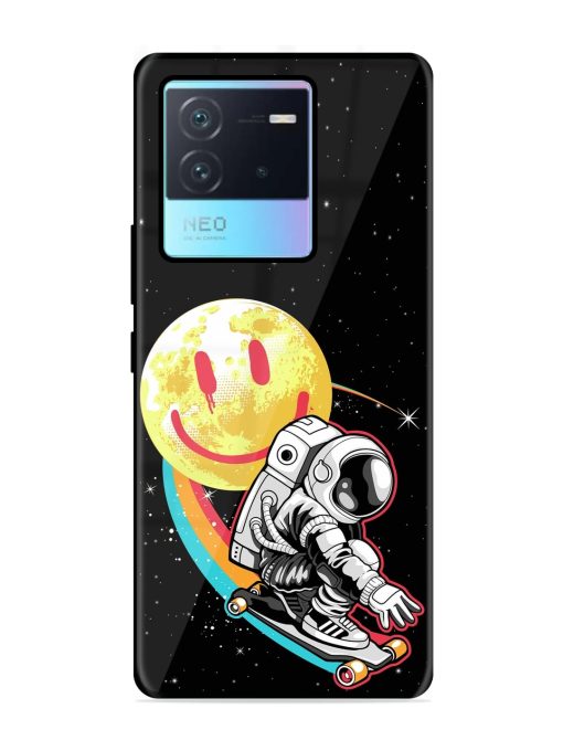 Astronaut Art Glossy Metal Phone Cover for Iqoo Neo 6 (5G) Zapvi