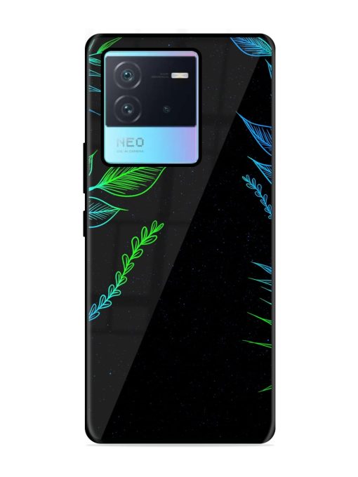 Aesthetic Neon Glossy Metal Phone Cover for Iqoo Neo 6 (5G) Zapvi