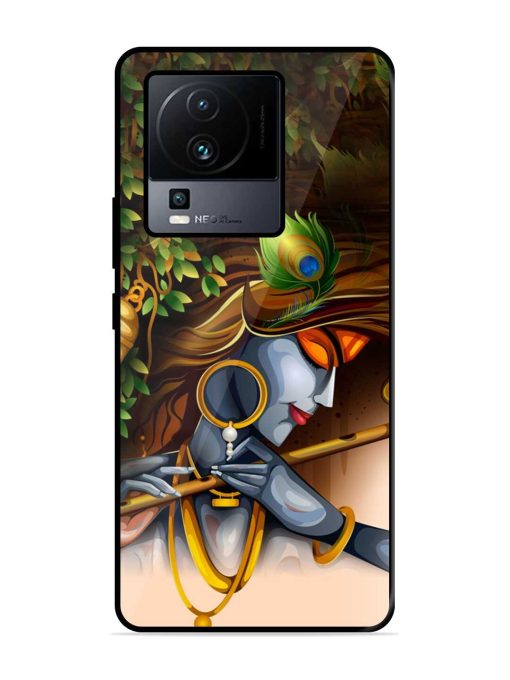 Krishna Glossy Metal Phone Cover for Iqoo Neo 7 (5G)