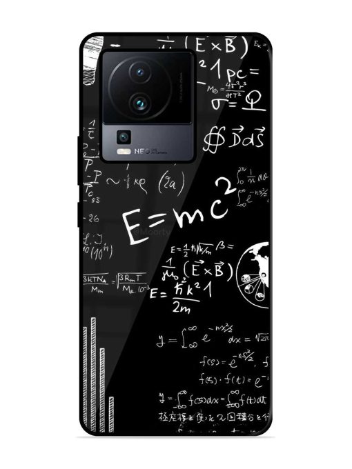 E=Mc2 Mass?Energy Equivalence Glossy Metal Phone Cover for Iqoo Neo 7 (5G) Zapvi