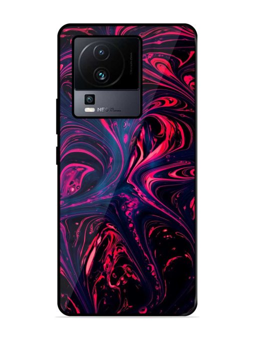 Abstract Background Glossy Metal Phone Cover for Iqoo Neo 7 (5G) Zapvi