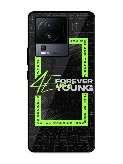 Forever Young Glossy Metal Phone Cover for Iqoo Neo 7 (5G) Zapvi