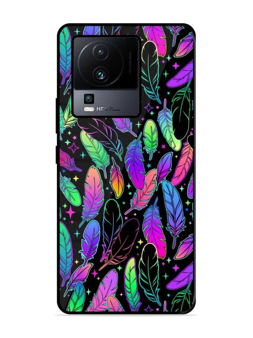 Bright Multi Colored Seamless Glossy Metal Phone Cover for Iqoo Neo 7 (5G) Zapvi