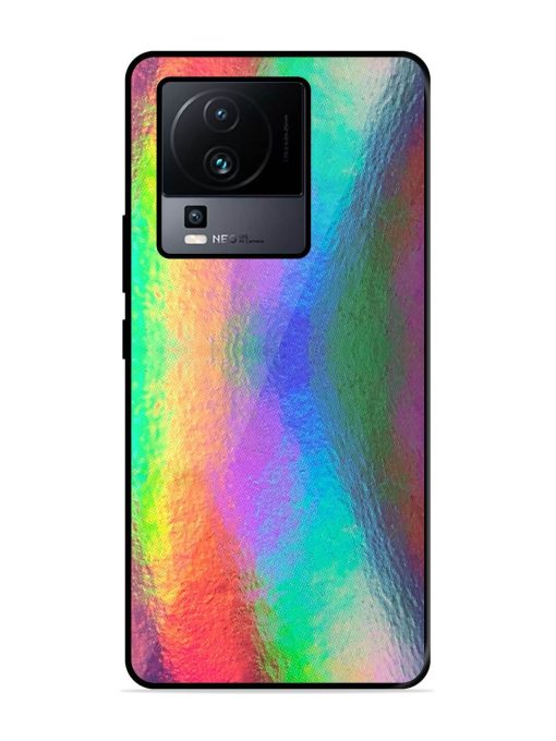 Colorful Holographic Background Glossy Metal TPU Phone Cover for Iqoo Neo 7 (5G)