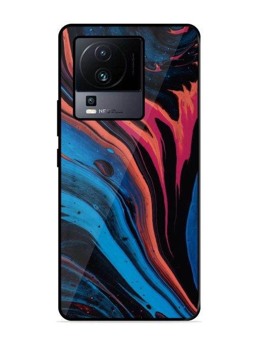 Liquefied Art Glossy Metal TPU Phone Cover for Iqoo Neo 7 (5G) Zapvi