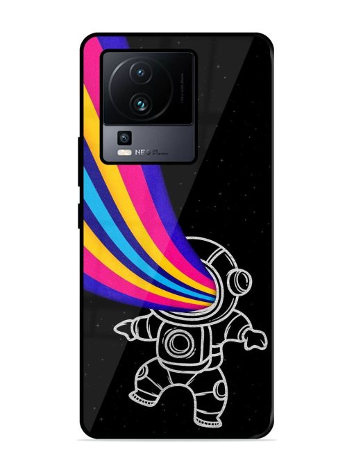 Astronaut Glossy Metal TPU Phone Cover for Iqoo Neo 7 (5G) Zapvi