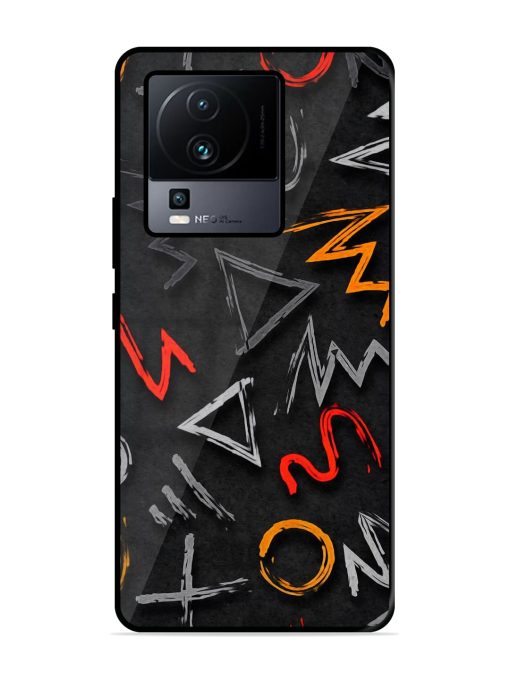 Grungy Graffiti Glossy Metal Phone Cover for Iqoo Neo 7 (5G)