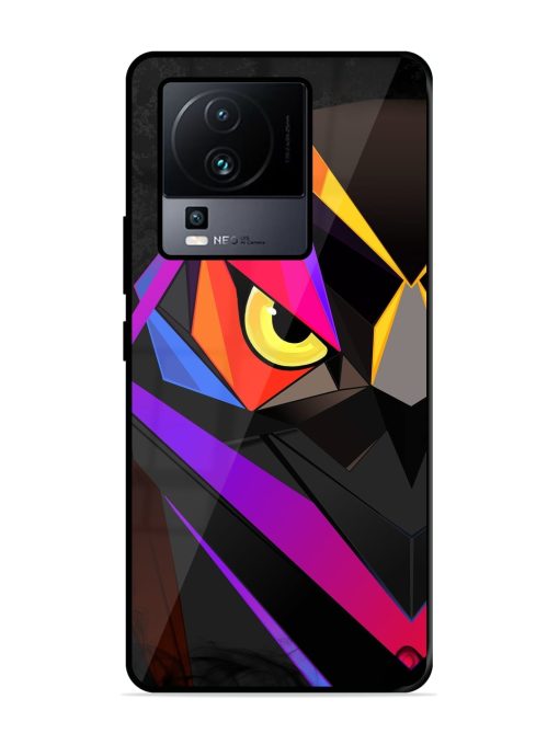 Wpap Owl Glossy Metal Phone Cover for Iqoo Neo 7 (5G) Zapvi