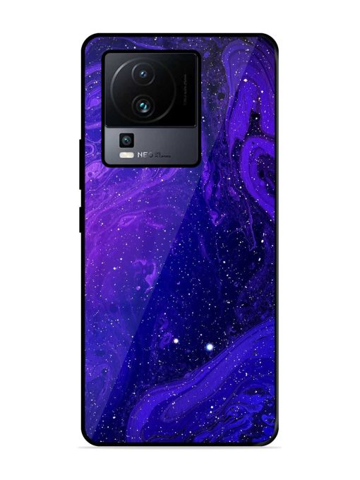 Galaxy Acrylic Abstract Art Glossy Metal Phone Cover for Iqoo Neo 7 Pro (5G) Zapvi