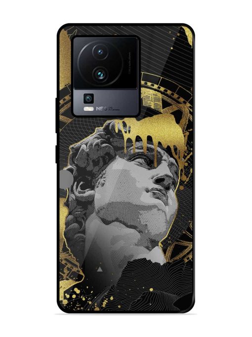 Roman Face Glossy Metal Phone Cover for Iqoo Neo 7 Pro (5G)