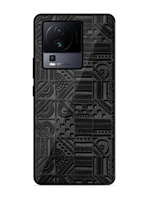 Seamless Pattern Glossy Metal Phone Cover for Iqoo Neo 7 Pro (5G)