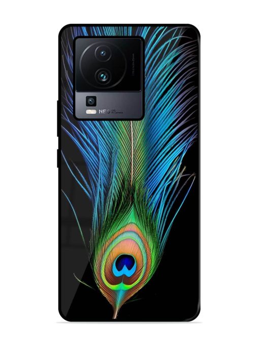 Peacock Feather Glossy Metal TPU Phone Cover for Iqoo Neo 7 Pro (5G)