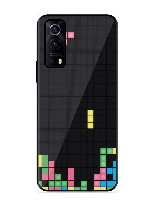 Square Game Glossy Metal TPU Phone Cover for Iqoo Z3 (5G) Zapvi