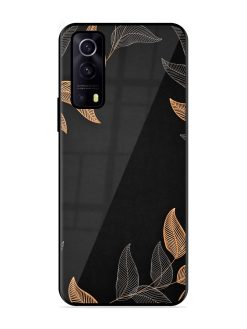 Foliage Art Glossy Metal Phone Cover for Iqoo Z3 (5G)
