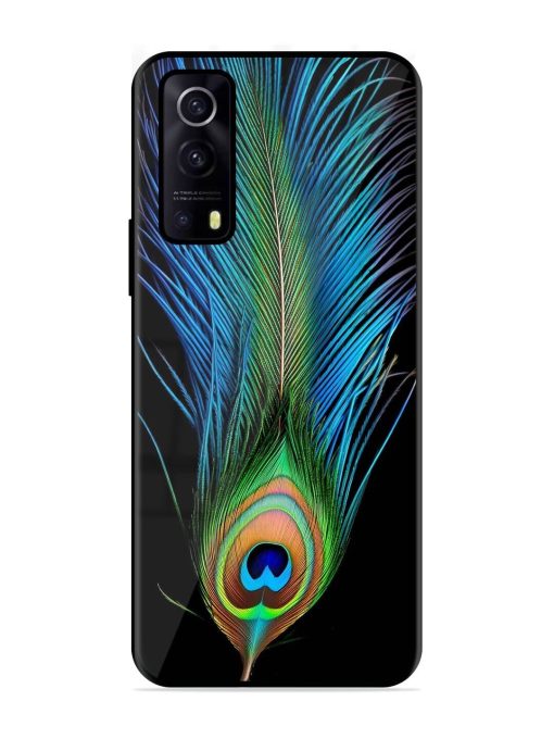 Peacock Feather Glossy Metal TPU Phone Cover for Iqoo Z3 (5G) Zapvi
