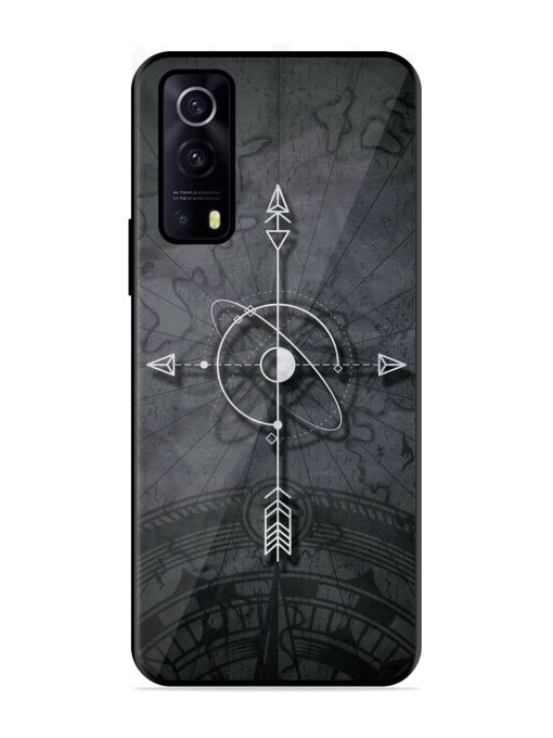 Lighting Cross Glossy Metal Phone Cover for Iqoo Z3 (5G) Zapvi