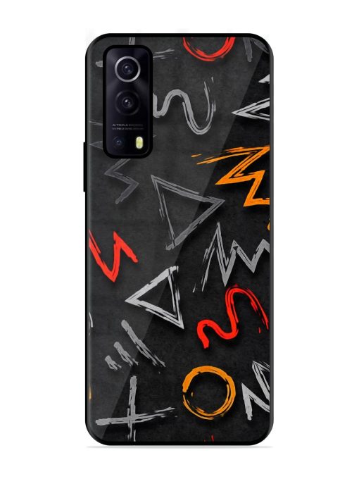 Grungy Graffiti Glossy Metal Phone Cover for Iqoo Z3 (5G) Zapvi