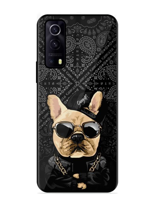 Gangsta Cool Sunmetales Dog Glossy Metal Phone Cover for Iqoo Z3 (5G) Zapvi