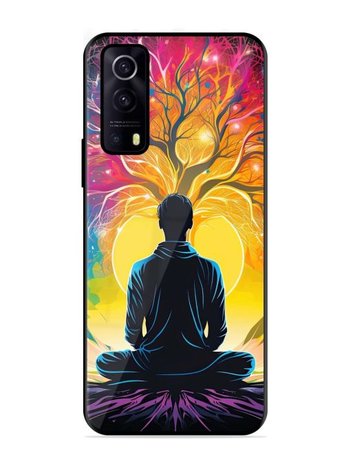 Mind Colourful Glossy Metal Phone Cover for Iqoo Z3 (5G) Zapvi