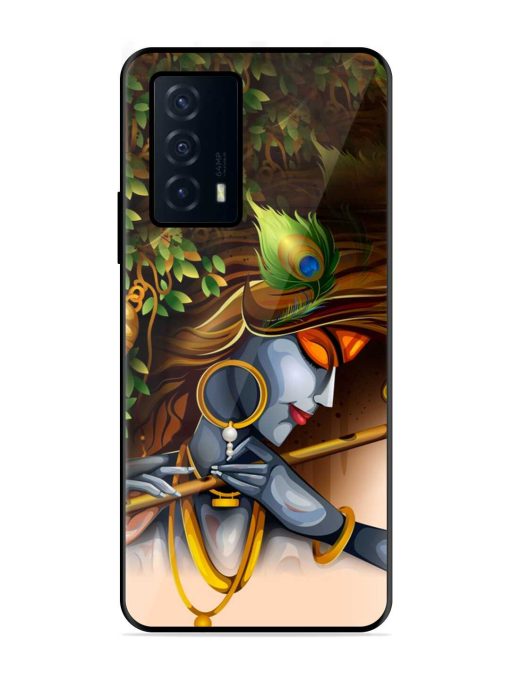 Krishna Glossy Metal Phone Cover for Iqoo Z5 (5G) Zapvi