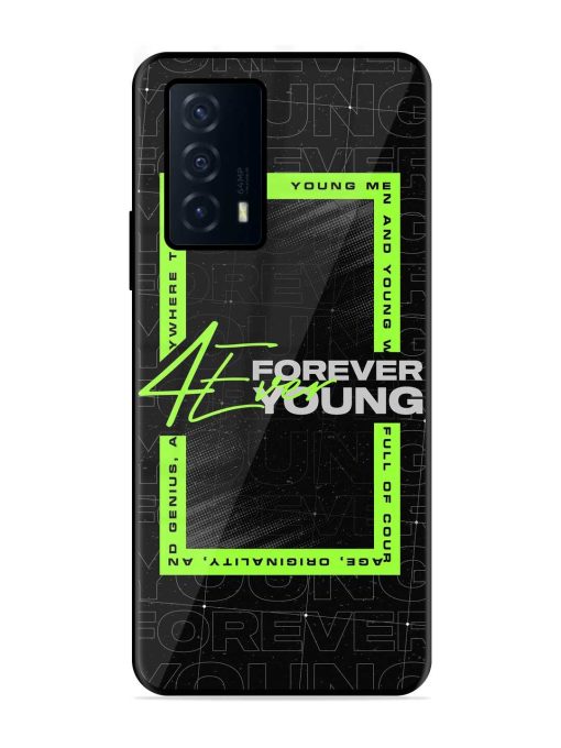 Forever Young Glossy Metal Phone Cover for Iqoo Z5 (5G) Zapvi