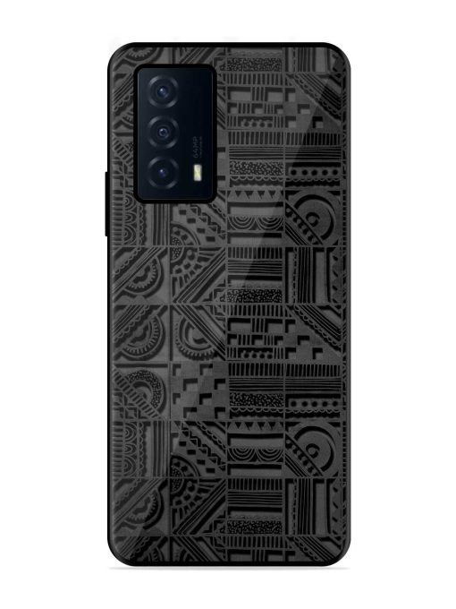 Seamless Pattern Glossy Metal Phone Cover for Iqoo Z5 (5G) Zapvi