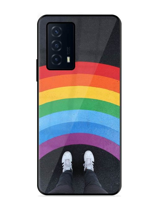 Legs Rainbow Glossy Metal TPU Phone Cover for Iqoo Z5 (5G) Zapvi