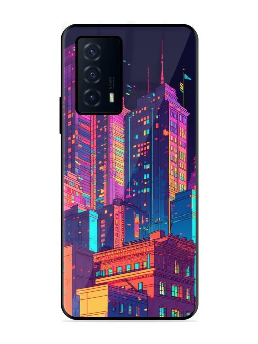 City View Glossy Metal Phone Cover for Iqoo Z5 (5G) Zapvi