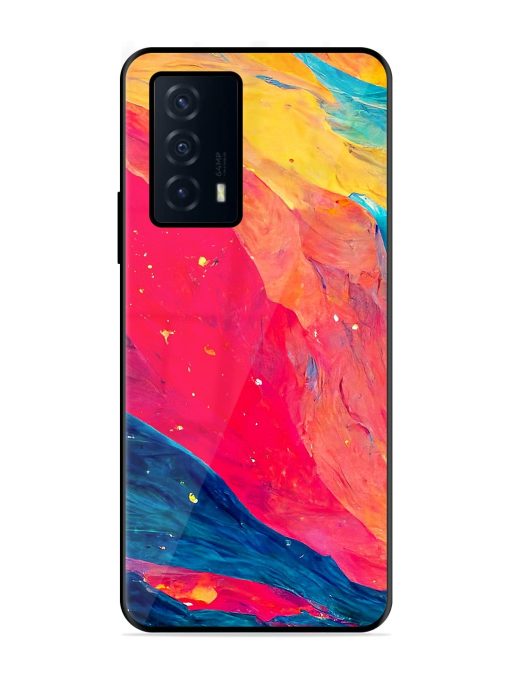 Starry Night Glossy Metal Phone Cover for Iqoo Z5 (5G) Zapvi