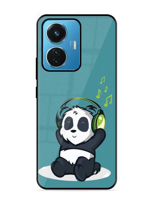 Music Panda Glossy Metal Phone Cover for Iqoo Z6 (44W) Zapvi