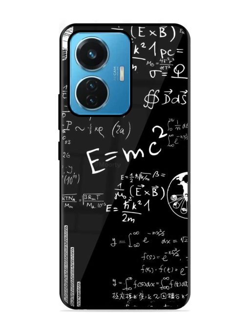 E=Mc2 Mass?Energy Equivalence Glossy Metal Phone Cover for Iqoo Z6 (44W) Zapvi