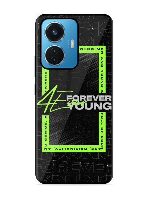 Forever Young Glossy Metal Phone Cover for Iqoo Z6 (44W) Zapvi