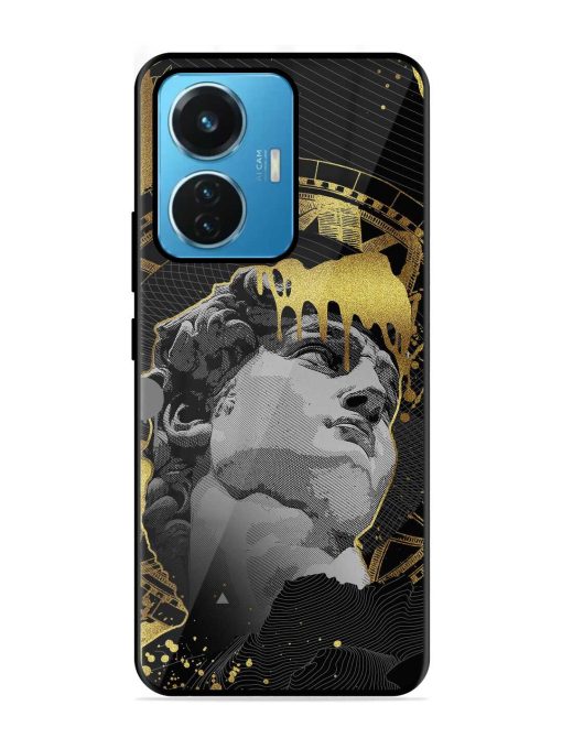 Roman Face Glossy Metal Phone Cover for Iqoo Z6 (44W)