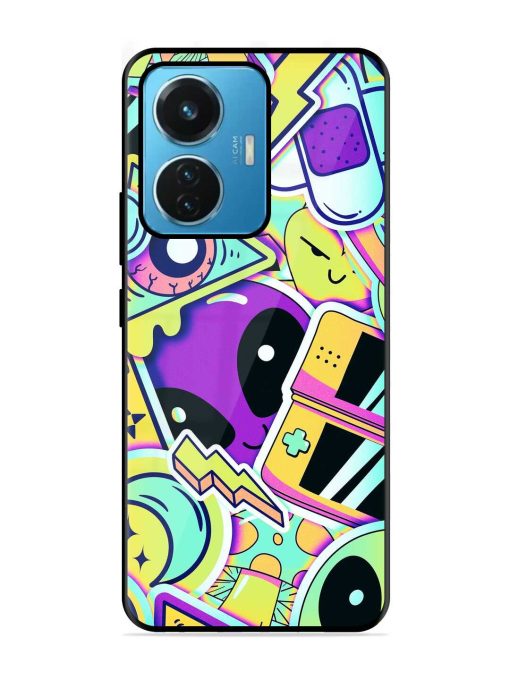 Scratch Art Glossy Metal Phone Cover for Iqoo Z6 (44W)