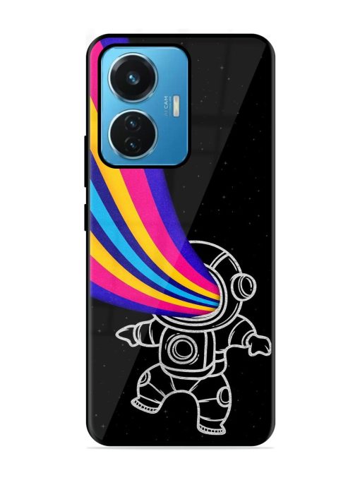 Astronaut Glossy Metal TPU Phone Cover for Iqoo Z6 (44W) Zapvi